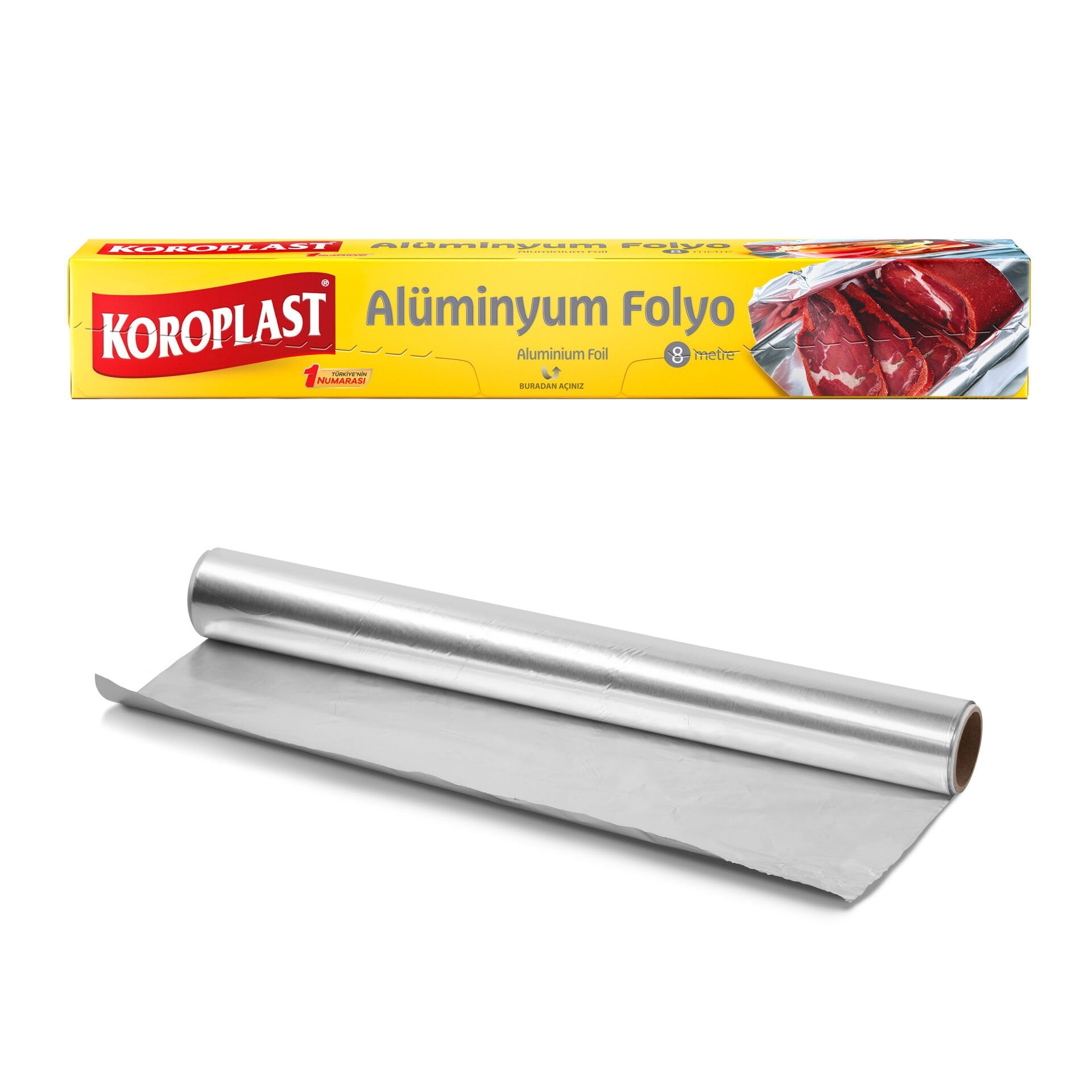 Koroplast Alüminyum Folyo 8 Metre