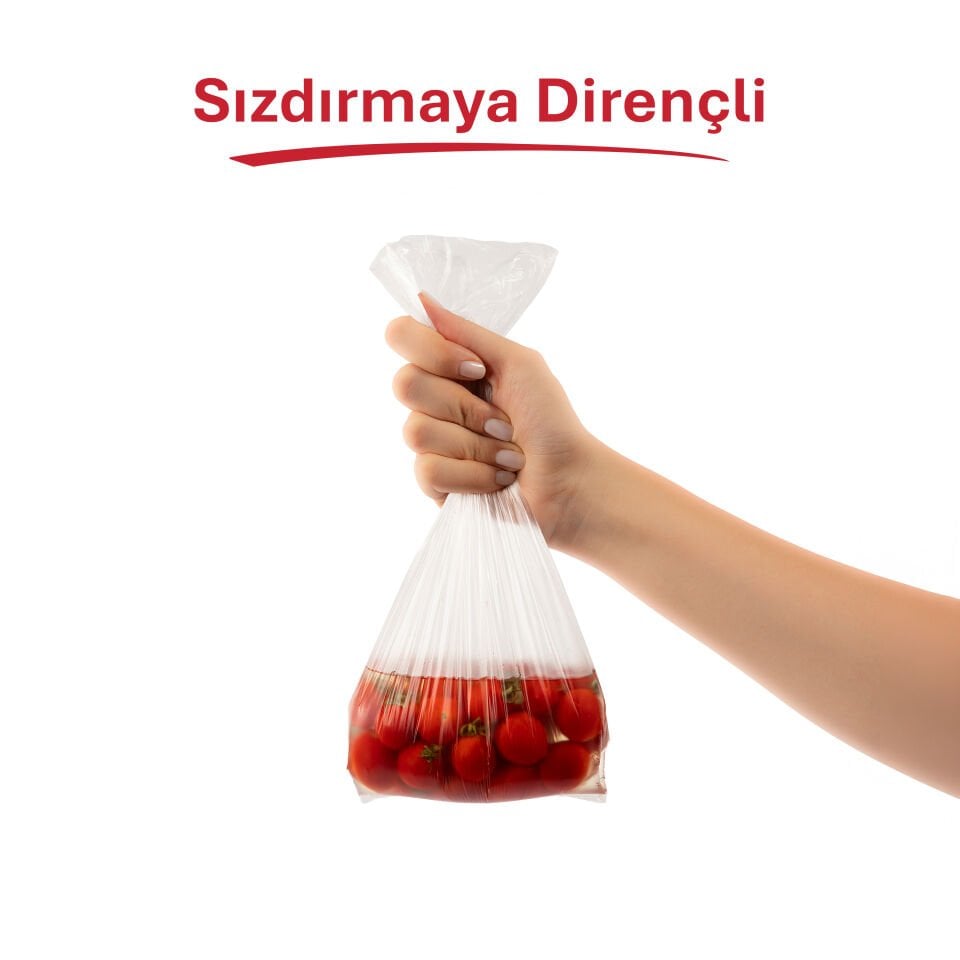 Koroplast Küçük Boy Buzdolabı Poşeti 40'lı, Sızdırmaya Koku Geçirmeye Dirençli Poşet, Meyve Sebze Buzdolabı Küçük Saklama Torbası