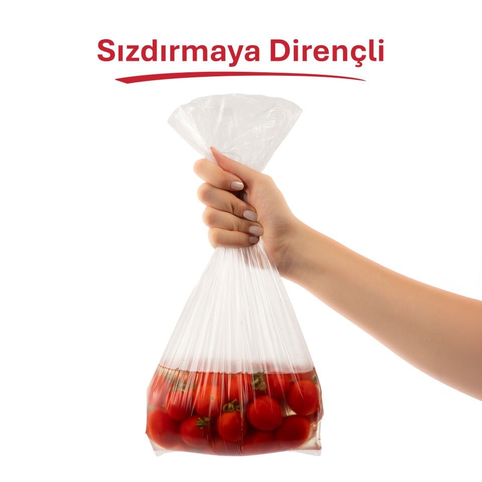 Koroplast Büyük Boy Buzdolabı Poşeti 20'li, Sızdırmaya Koku Geçirmeye Dirençli Poşet, Meyve Sebze Buzdolabı Büyük Saklama Torbası