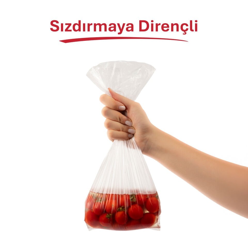 Koroplast Orta Boy Buzdolabı Poşeti Dev Ekonomi 120’li, Sızdırma ve Koku Geçirmeye Dirençli, Meyve Sebze Buzdolabı Saklama Torbası