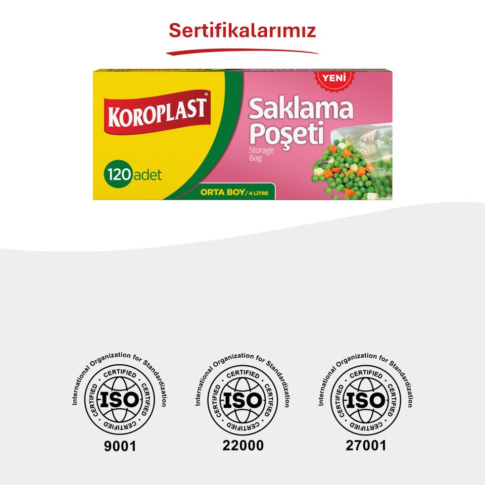 Saklama Poşeti 120 Adet