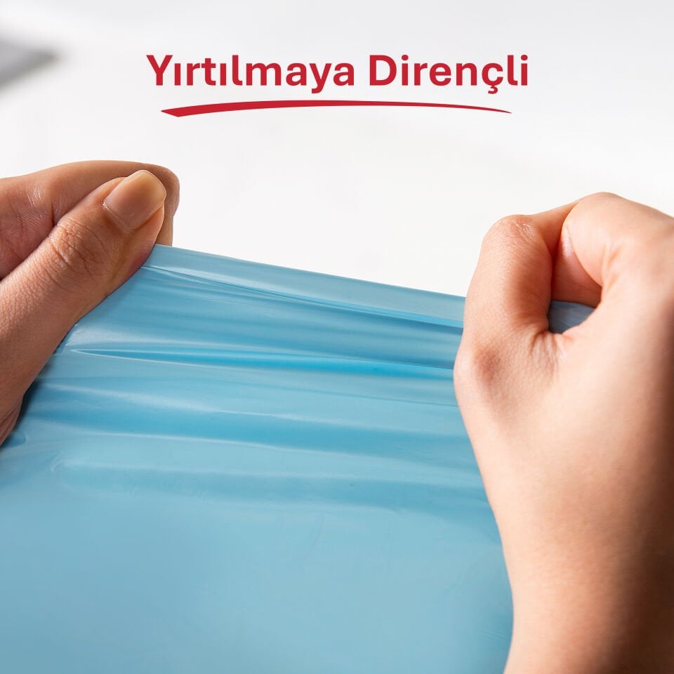 Koroplast Büyük Çöp Poşeti 10'lu, Güçlü Sızdırmaz & Yırtılmaz Dayanıklı Büyük Boy Çöp Torbası, Ev-Mutfak, İşyeri için Çöp Poşeti