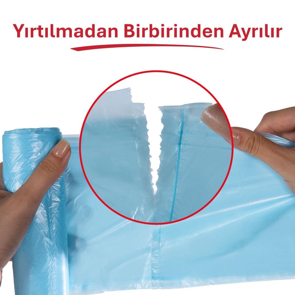 Koroplast Büyük Çöp Poşeti 10'lu, Güçlü Sızdırmaz & Yırtılmaz Dayanıklı Büyük Boy Çöp Torbası, Ev-Mutfak, İşyeri için Çöp Poşeti