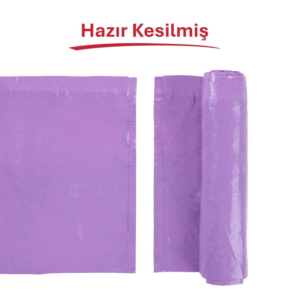 Koroplast Lavanta Kokulu Büzgülü Büyük Boy Çöp Torbası 10 Adet