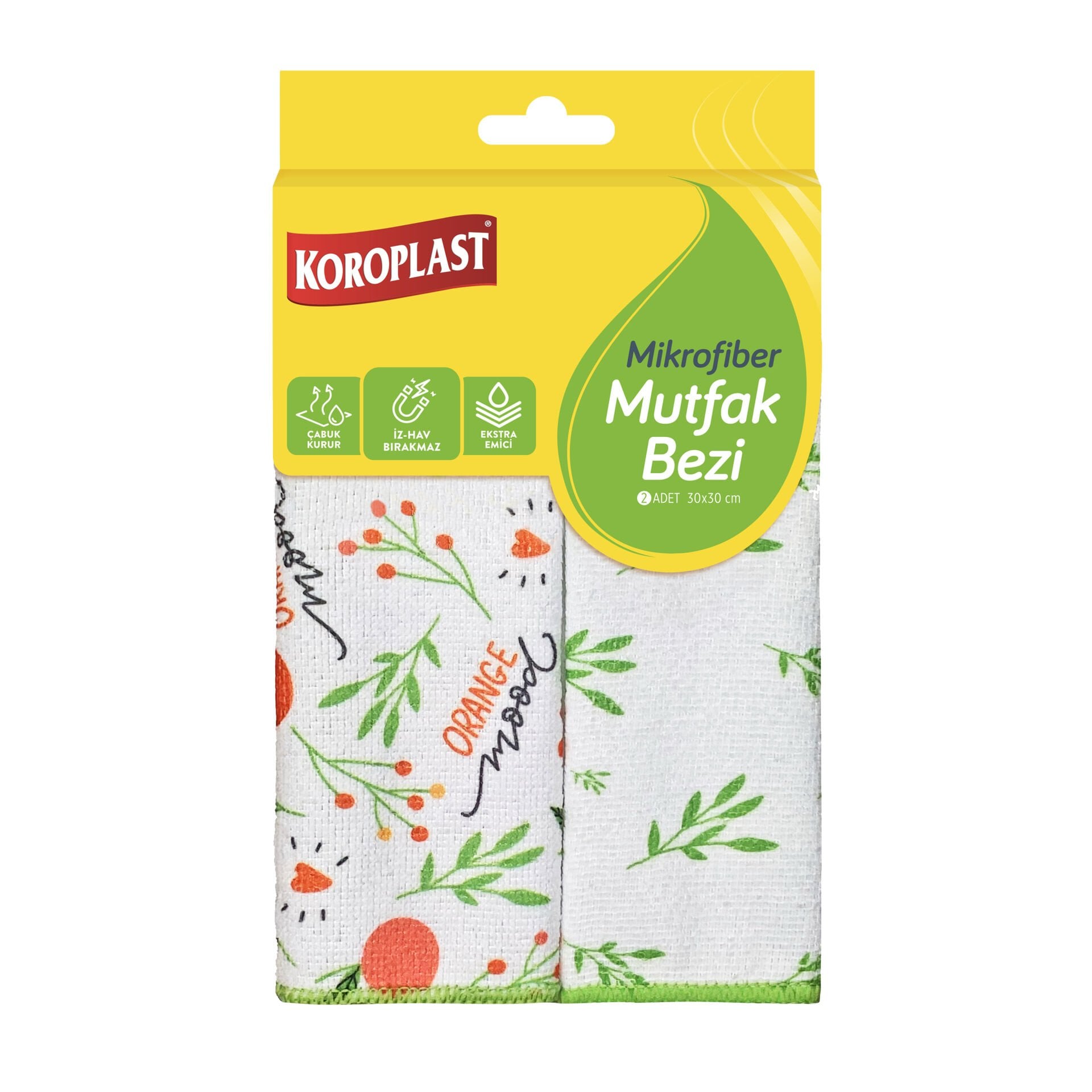 Koroplast Mikrofiber Mutfak Bezi 2 Adet