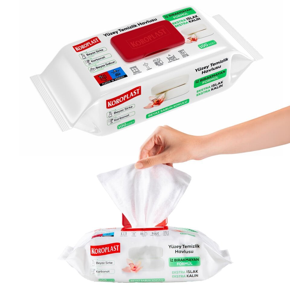 Koroplast Yüzey Temizlik Havlusu 100 Yaprak