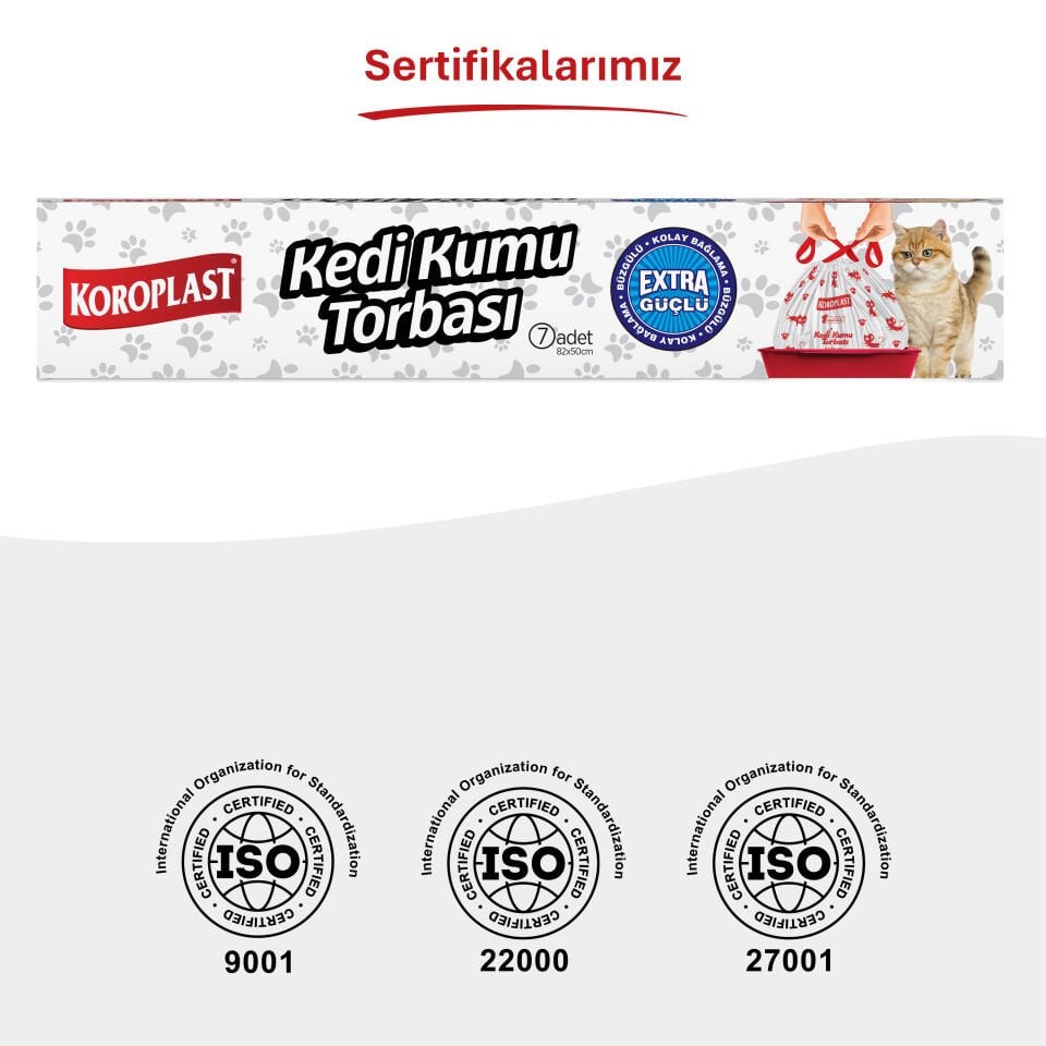Koroplast Kedi Kumu Torbası 7 Adet